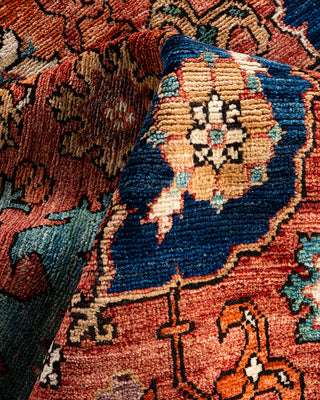 Traditional Hand-Knotted Serapi Red Area Rug 6' 5" x 9' 3"