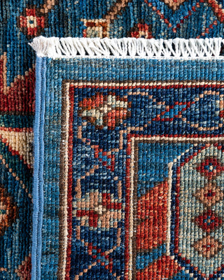 Traditional Hand-Knotted Serapi Light Blue Area Rug 6' 0" x 9' 1"