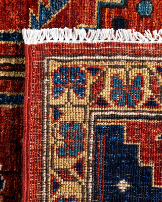 Traditional Hand-Knotted Serapi Red Area Rug 6' 0" x 9' 2"