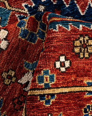 Traditional Hand-Knotted Serapi Red Area Rug 6' 0" x 9' 2"