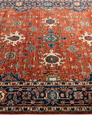 Traditional Serapi Wool Hand Knotted Red Area Rug 6' 0" x 8' 11"