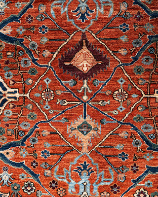 Traditional Hand-Knotted Serapi Red Area Rug 5' 11" x 8' 8"