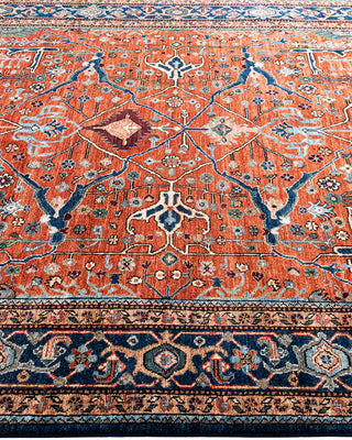 Traditional Hand-Knotted Serapi Red Area Rug 5' 11" x 8' 8"