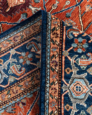 Traditional Hand-Knotted Serapi Red Area Rug 5' 11" x 8' 8"