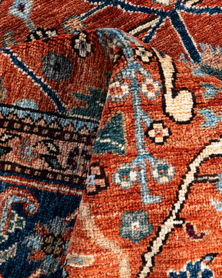 Traditional Hand-Knotted Serapi Red Area Rug 5' 11" x 8' 8"