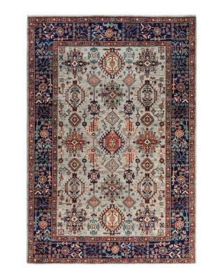 Traditional Serapi Wool Hand Knotted Brown Area Rug 6' 1" x 8' 10"