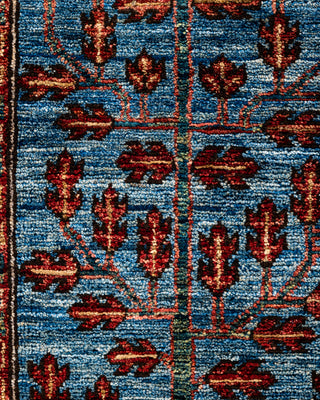 Traditional Hand-Knotted Serapi Light Blue Area Rug 6' 2" x 8' 8"