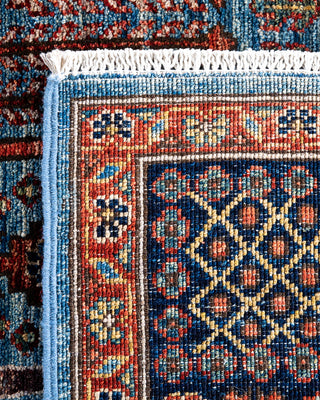 Traditional Hand-Knotted Serapi Light Blue Area Rug 6' 2" x 8' 8"