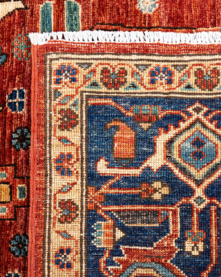 Traditional Hand-Knotted Serapi Red Area Rug 6' 1" x 8' 8"