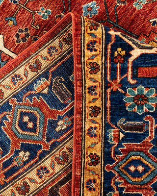 Traditional Hand-Knotted Serapi Red Area Rug 6' 1" x 8' 8"