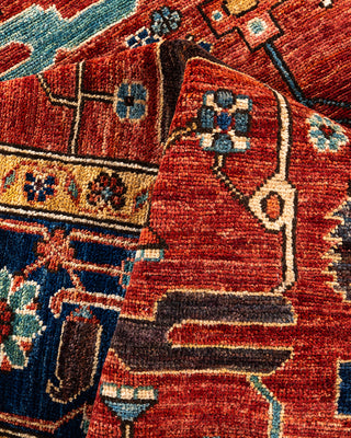 Traditional Hand-Knotted Serapi Red Area Rug 6' 1" x 8' 8"