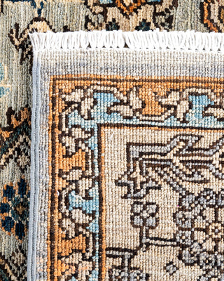 Traditional Hand-Knotted Serapi Gray Area Rug 6' 2" x 8' 11"