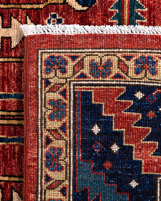 Traditional Hand-Knotted Serapi Red Area Rug 6' 1" x 9' 2"