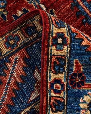 Traditional Hand-Knotted Serapi Red Area Rug 5' 8" x 8' 9"