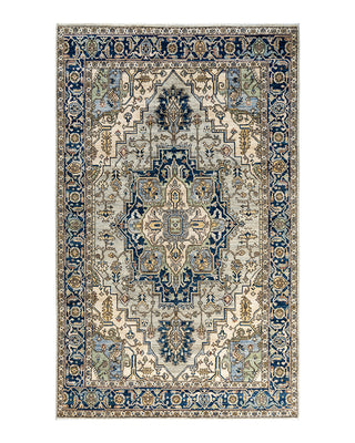 Traditional Serapi Wool Hand Knotted Gray Area Rug 5' 10" x 9' 6"