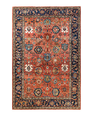 Traditional Serapi Wool Hand Knotted Red Area Rug 6' 0" x 8' 11"