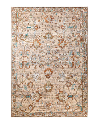 Traditional Serapi Wool Hand Knotted Gray Area Rug 6' 0" x 8' 8"