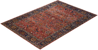 Traditional Serapi Wool Hand Knotted Red Area Rug 6' 1" x 8' 10"