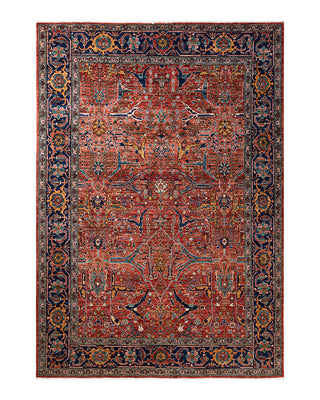 Traditional Serapi Wool Hand Knotted Red Area Rug 6' 1" x 8' 10"