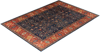 Traditional Serapi Wool Hand Knotted Blue Area Rug 10' 1" x 14' 1"