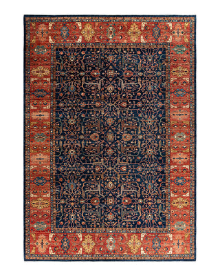 Traditional Serapi Wool Hand Knotted Blue Area Rug 10' 1" x 14' 1"