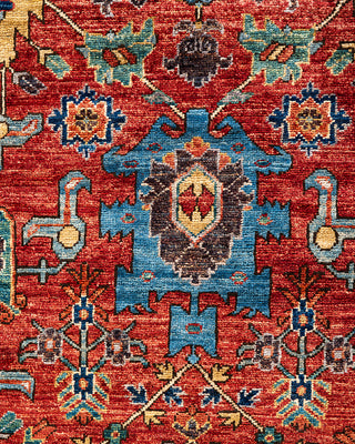 Traditional Serapi Wool Hand Knotted Red Area Rug 5' 11" x 9' 3"