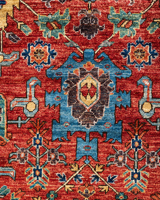 Traditional Hand-Knotted Serapi Red Area Rug 5' 11" x 9' 3"