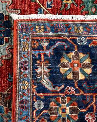 Traditional Hand-Knotted Serapi Red Area Rug 5' 11" x 9' 3"
