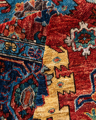 Traditional Hand-Knotted Serapi Red Area Rug 5' 11" x 9' 3"