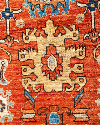 Traditional Hand-Knotted Serapi Red Area Rug 6' 1" x 9' 5"