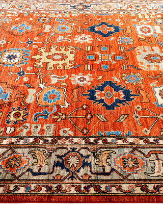 Traditional Hand-Knotted Serapi Red Area Rug 6' 1" x 9' 5"