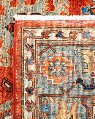 Traditional Hand-Knotted Serapi Red Area Rug 6' 1" x 9' 5"