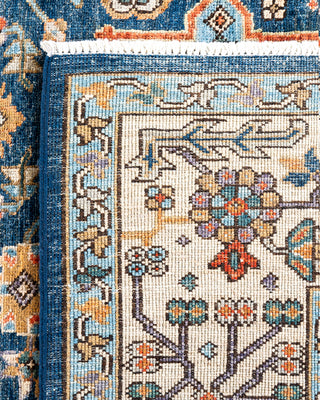 Traditional Hand-Knotted Serapi Blue Area Rug 6' 1" x 8' 11"