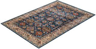 Traditional Hand-Knotted Serapi Blue Area Rug 6' 1" x 8' 11"