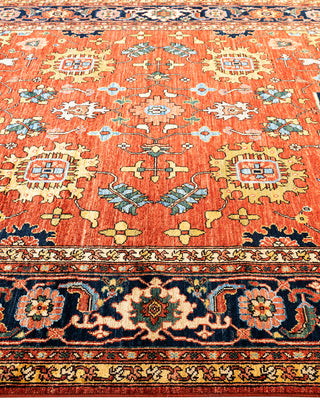 Traditional Serapi Wool Hand Knotted Red Area Rug 6' 1" x 8' 11"