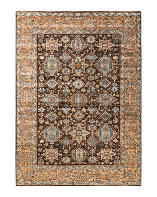 Traditional Serapi Wool Hand Knotted Brown Area Rug 6' 5" x 8' 11"
