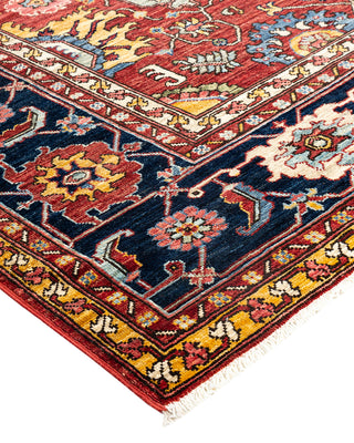 Traditional Serapi Wool Hand Knotted Red Area Rug 6' 2" x 8' 10"