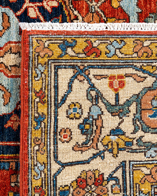Traditional Hand-Knotted Serapi Orange Area Rug 5' 10" x 9' 1"