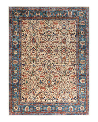 Traditional Serapi Wool Hand Knotted Ivory Area Rug 9' 0" x 12' 0"