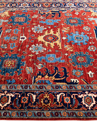 Traditional Serapi Wool Hand Knotted Red Area Rug 6' 2" x 8' 8"