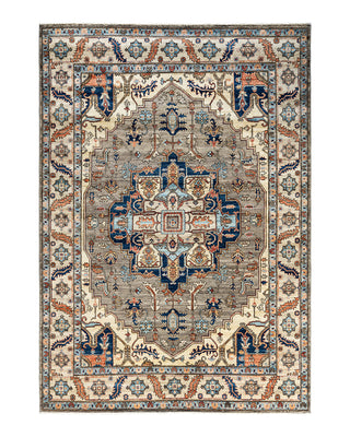 Traditional Serapi Wool Hand Knotted Brown Area Rug 6' 2" x 8' 10"