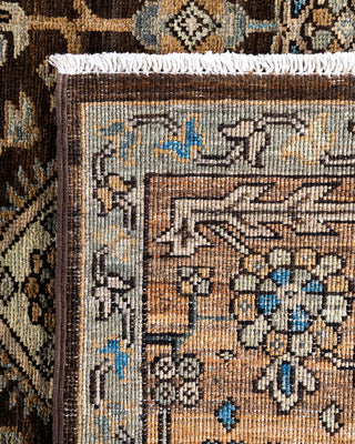 Traditional Hand-Knotted Serapi Brown Area Rug 6' 1" x 9' 0"