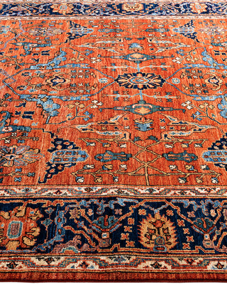 Traditional Serapi Wool Hand Knotted Red Area Rug 5' 10" x 9' 0"