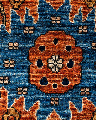 Traditional Hand-Knotted Serapi Orange Area Rug 6' 3" x 8' 11"