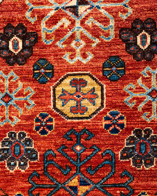 Traditional Serapi Wool Hand Knotted Red Area Rug 6' 0" x 8' 11"