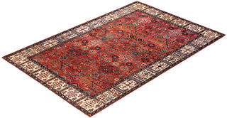 Traditional Hand-Knotted Serapi Red Area Rug 6' 0" x 8' 11"