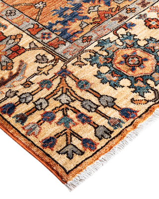 Traditional Serapi Wool Hand Knotted Orange Area Rug 5' 10" x 8' 11"