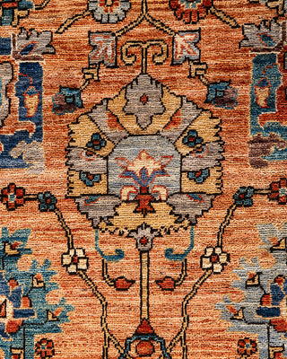 Traditional Hand-Knotted Serapi Orange Area Rug 5' 10" x 8' 11"