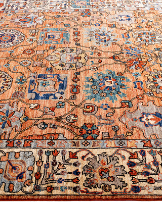 Traditional Serapi Wool Hand Knotted Orange Area Rug 5' 10" x 8' 11"