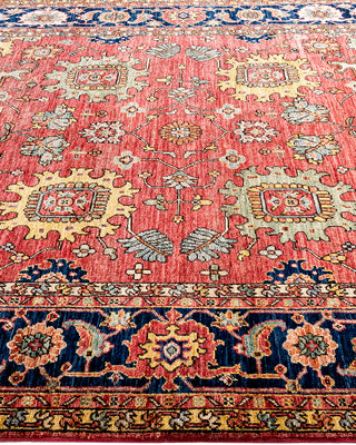 Traditional Serapi Wool Hand Knotted Pink Area Rug 6' 2" x 9' 1"
